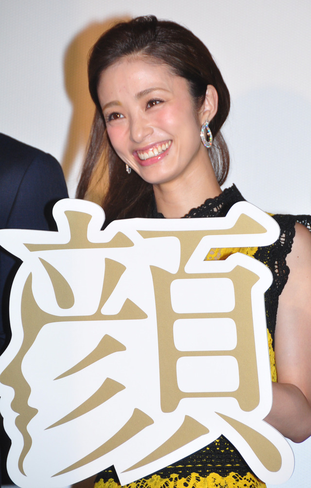 上戸彩／『昼顔』初日舞台挨拶