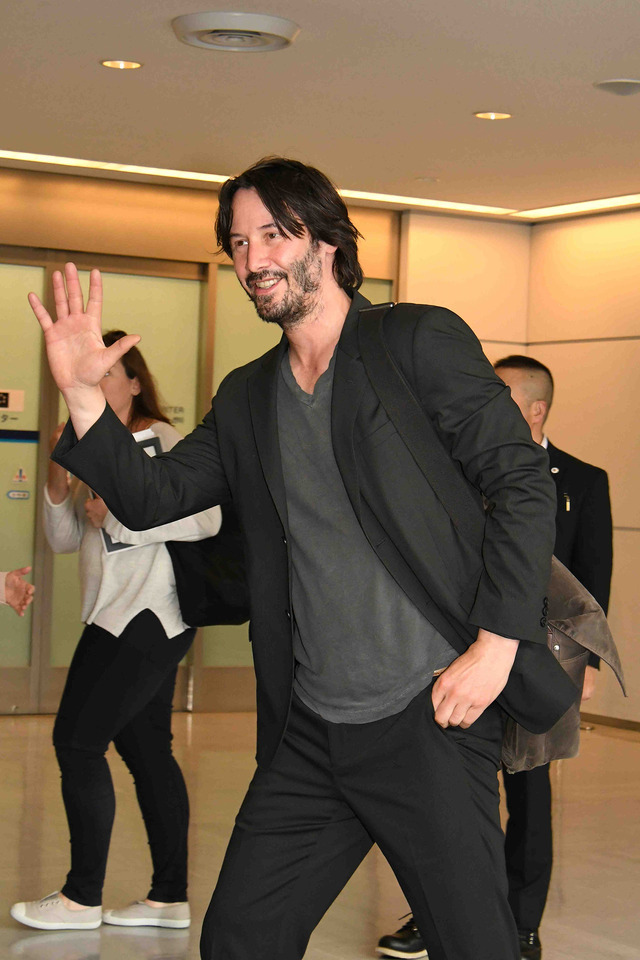 キアヌ・リーブス／来日の様子