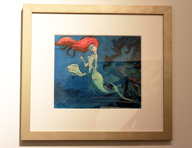 『リトル・マーメイド』アートワーク／ウォルト・ディズニー・アニメーション・スタジオ内「レガシーホール」