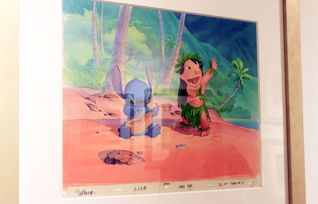 『リロ・アンド・スティッチ』アートワーク／ウォルト・ディズニー・アニメーション・スタジオ内「レガシーホール」