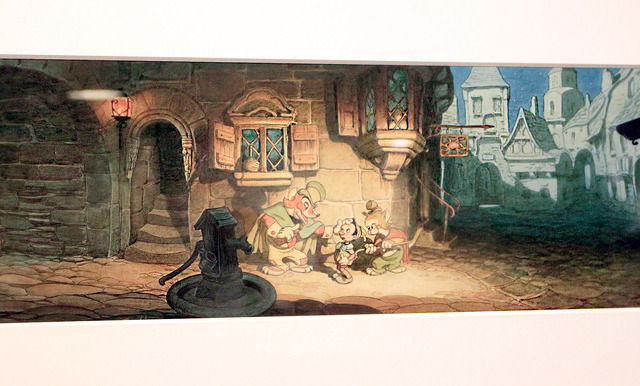 『ピノキオ』アートワーク／ウォルト・ディズニー・アニメーション・スタジオ内「レガシーホール」