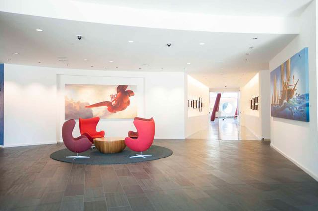 ウォルト・ディズニー・アニメーション・スタジオ入り口ロビー