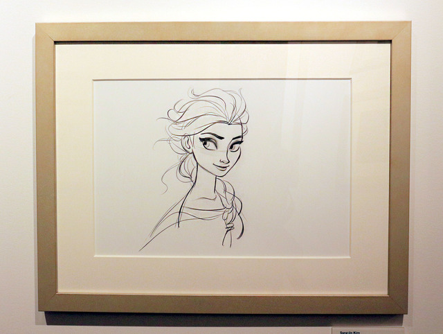 『アナと雪の女王』アートワーク／ウォルト・ディズニー・アニメーション・スタジオ内「レジェンド・ホール」