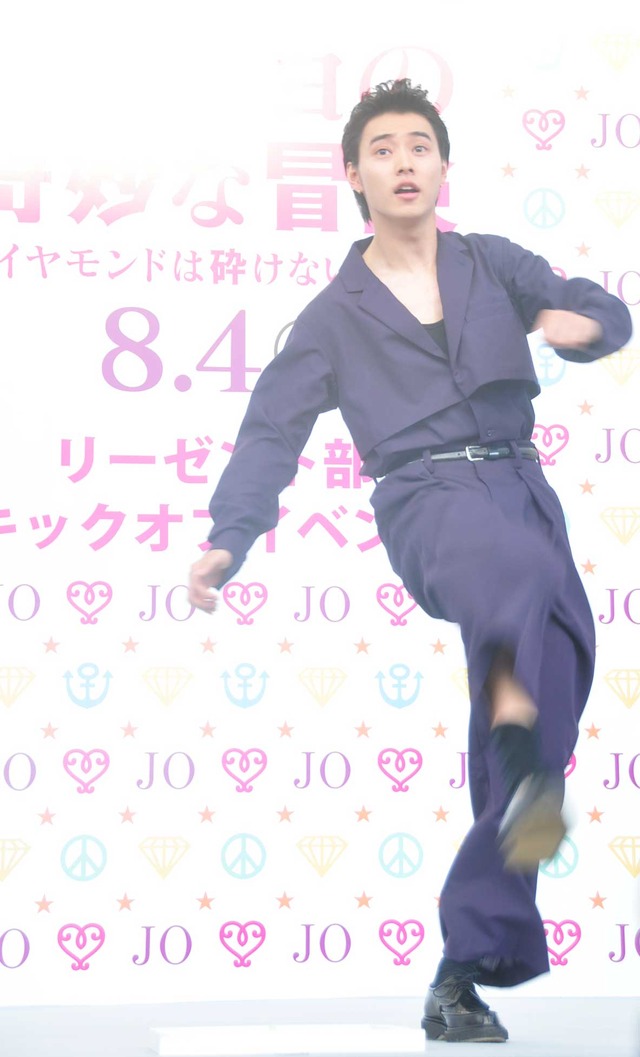 山崎賢人／『ジョジョの奇妙な冒険 ダイヤモンドは砕けない 第一章』キックオフイベント