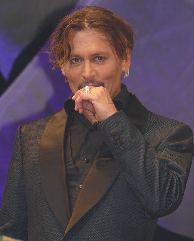 ジョニー・デップ／『パイレーツ・オブ・カリビアン／最後の海賊』来日イベント