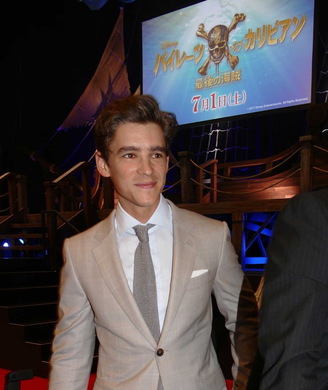 ブレントン・スウェイツ／『パイレーツ・オブ・カリビアン／最後の海賊』来日イベント