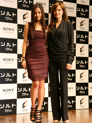 『ソルト』アンジェリーナ・ジョリー来日会見