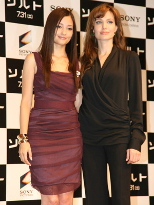 『ソルト』アンジェリーナ・ジョリー来日会見