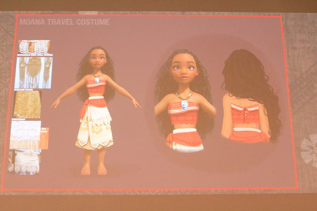 モアナの衣装パターン／ウォルト・ディズニー・アニメーション・スタジオ