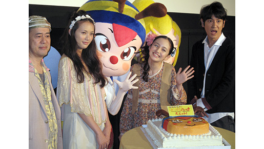 『昆虫物語みつばちハッチ〜勇気のメロディ〜』初日舞台挨拶にて　photo：Yoko Saito