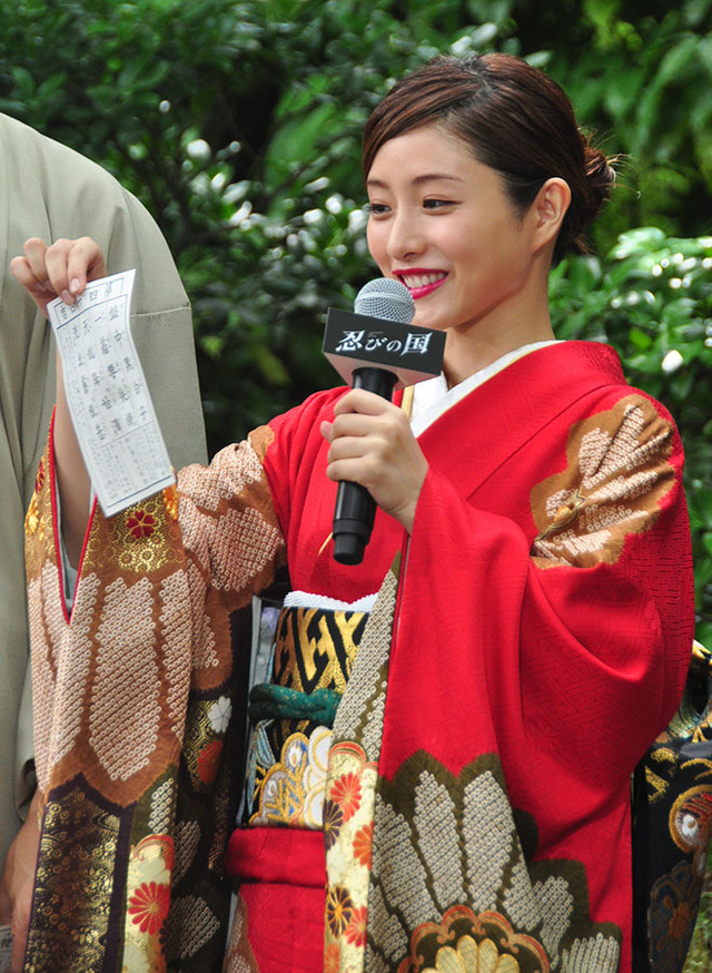 石原さとみ／『忍びの国』ヒット祈願