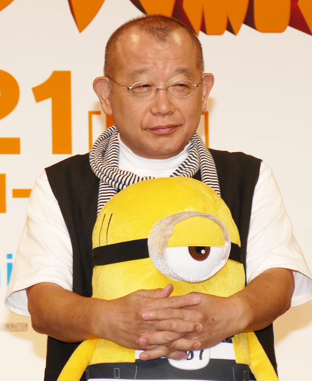 笑福亭鶴瓶／『怪盗グルーのミニオン大脱走』日本語版完成報告会見