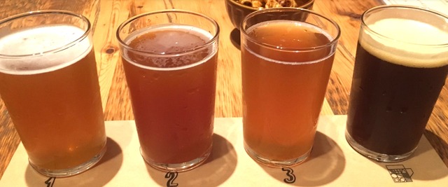 自由が丘「 also Soup Stock Tokyo」屋上ビアガーデン　4種のクラフトビール