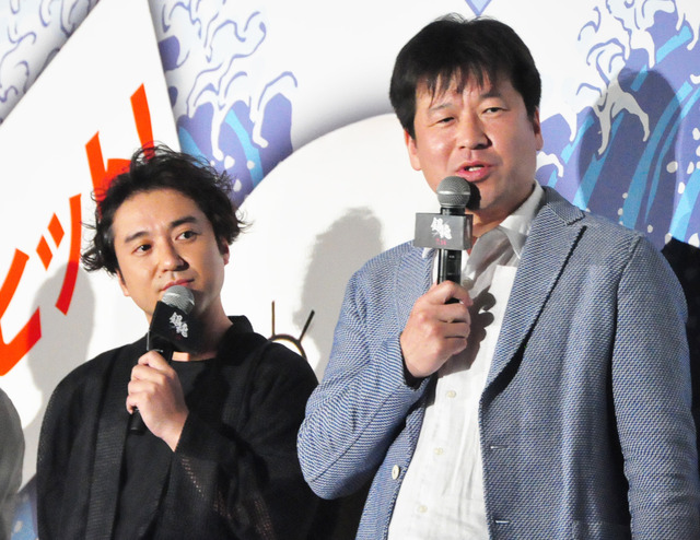 ムロツヨシ＆佐藤二朗／『銀魂』初日舞台挨拶