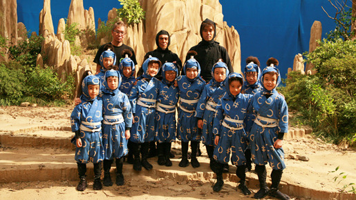 『忍たま乱太郎』撮影現場　-(C) 2011実写版「忍たま乱太郎」製作委員会