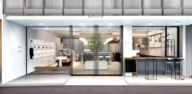 「shiro 自由が丘店」エントランス