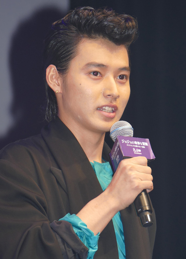 山崎賢人／『ジョジョの奇妙な冒険 ダイヤモンドは砕けない 第一章』ジャパンプレミア