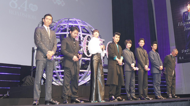 山崎賢人＆神木隆之介＆小松菜奈＆岡田将生＆新田真剣佑＆山田孝之＆伊勢谷友介＆三池崇史監督／『ジョジョの奇妙な冒険 ダイヤモンドは砕けない 第一章』ジャパンプレミア