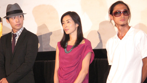 『東京島』初日舞台挨拶　photo：Yoko Saito