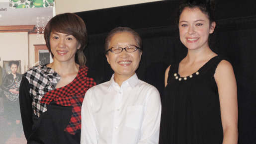 『トイレット』初日舞台挨拶 photo：Yoko Saito