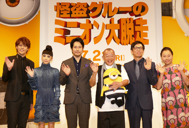 ／『怪盗グルーのミニオン大脱走』日本語版完成報告会見