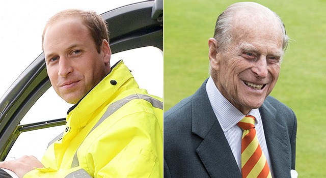 ウィリアム王子＆フィリップ殿下