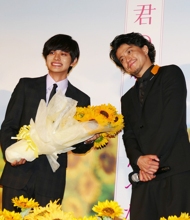 北村匠海＆小栗旬／『君の膵臓をたべたい』初日舞台挨拶