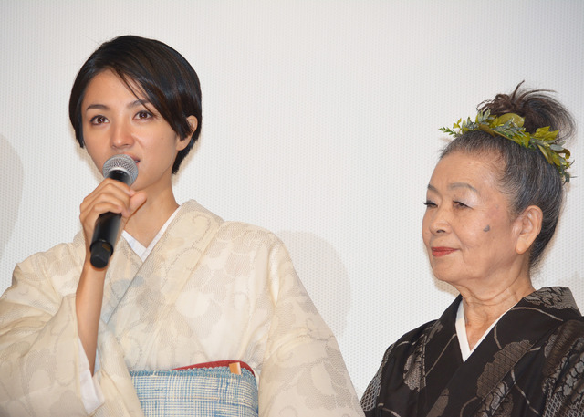 『海辺の生と死』初日舞台挨拶