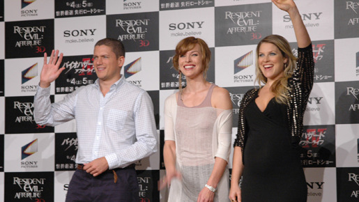  『バイオハザードIV アフターライフ』来日記者会見 