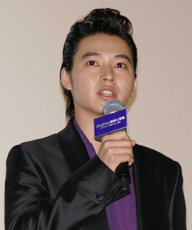 山崎賢人／『ジョジョの奇妙な冒険 ダイヤモンドは砕けない 第一章』公開記念舞台挨拶