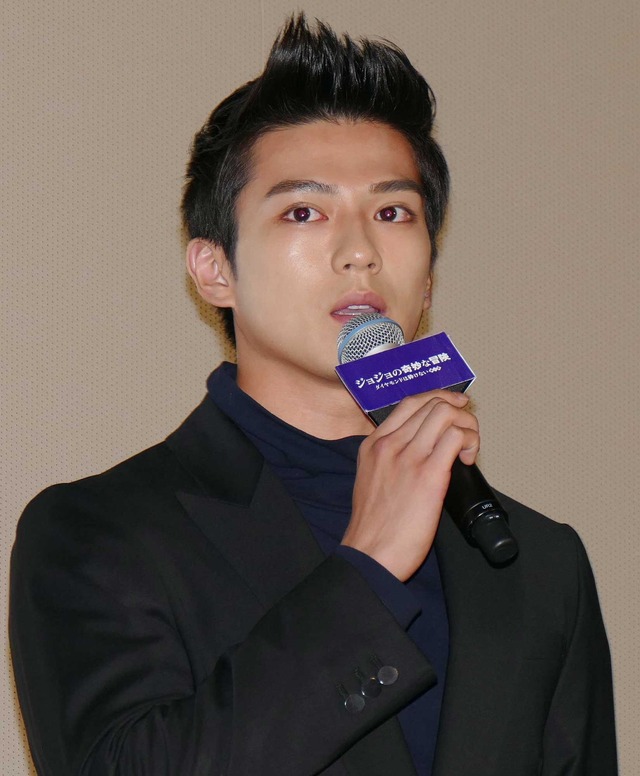 新田真剣佑／『ジョジョの奇妙な冒険 ダイヤモンドは砕けない 第一章』公開記念舞台挨拶