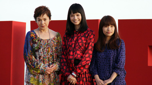 『オカンの嫁入り』釜山国際映画祭の野外ステージにて