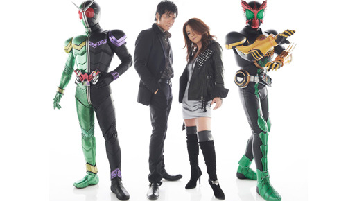 仮面ライダーW サイクロンジョーカー、吉川晃司、大黒摩季、仮面ライダーオーズ　タトバコンボ  -(C) 2010　石森プロ・テレビ朝日・ADK・東映