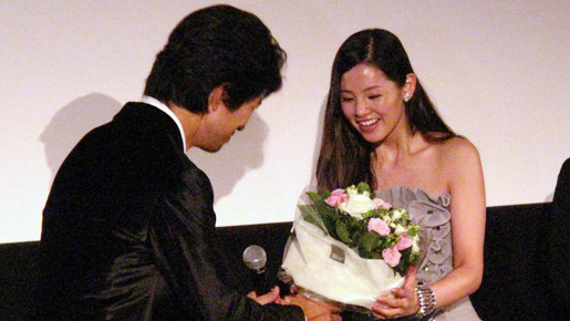 『行きずりの街』舞台挨拶　photo：Yoko Saito