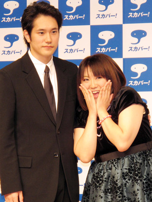 「スカパー！」新CM会見にて　photo：Yoko Saito