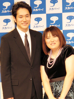 「スカパー！」新CM会見にて　photo：Yoko Saito