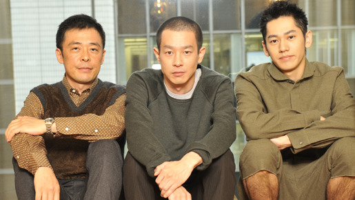 『マザーウォーター』　光石研×加瀬亮×永山絢斗　photo：Yoshio Kumagai