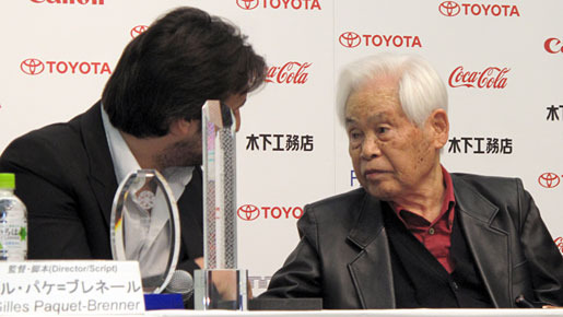 第23回東京国際映画祭の受賞者会見にて　photo：Yoko Saito