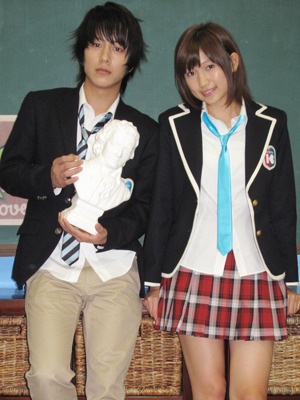 『高校デビュー』撮影現場にて　photo：Yoko Saito