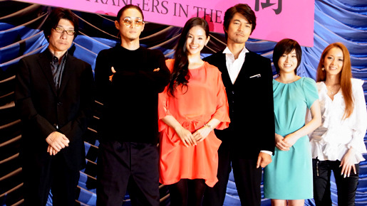 『行きずりの街』初日舞台挨拶　photo：Yoko Saito