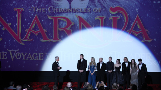 『ナルニア国物語／第3章：アスラン王と魔法の島』ワールド・プレミア 