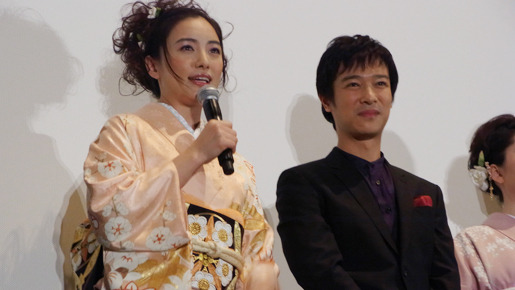 『武士の家計簿』初日舞台挨拶  photo：Yoko Saito
