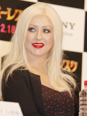 『バーレスク』来日記者会見　クリスティーナ・アギレラ