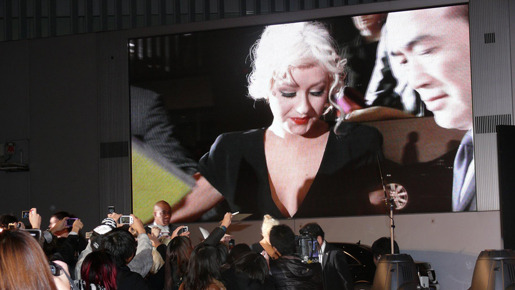 『バーレスク』ジャパン・プレミア