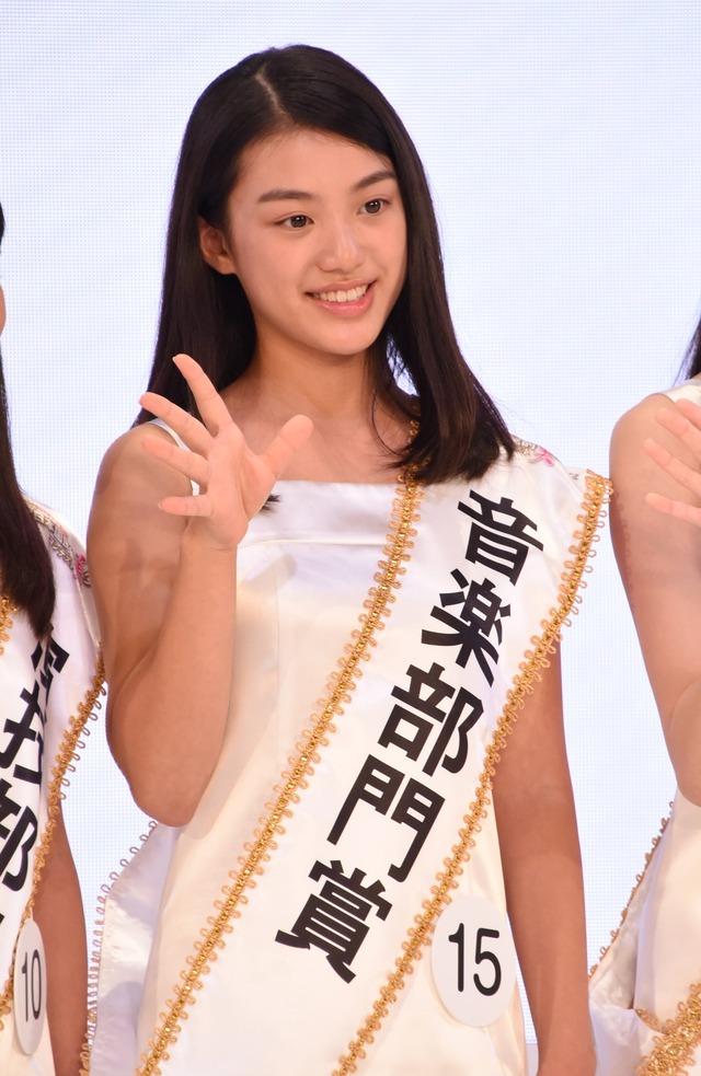 音楽部門賞：藤田桜恵香さん／第15回全日本国民的美少女コンテスト