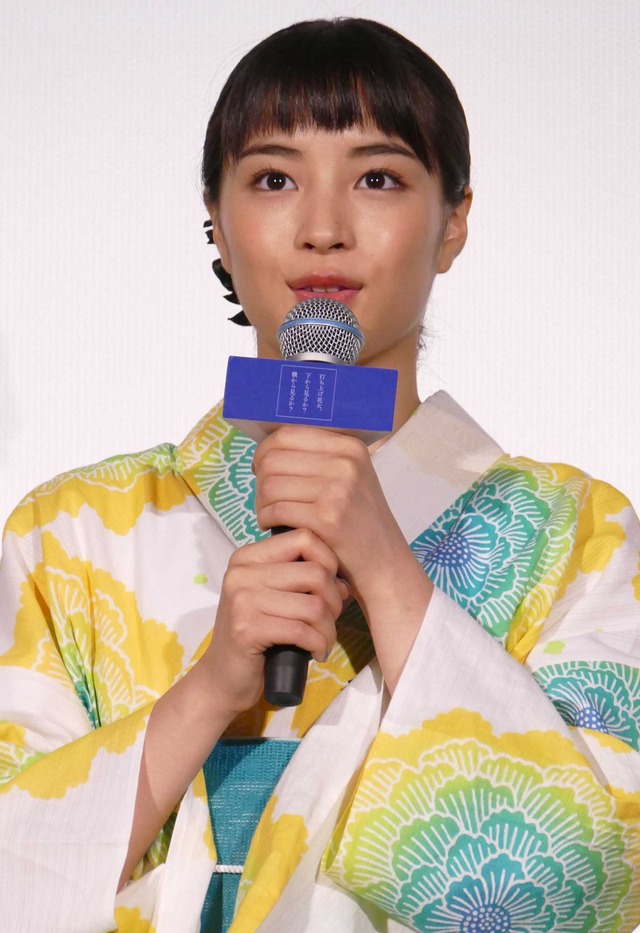 広瀬すず／『打ち上げ花火、下から見るか？横から見るか？』完成披露試写会