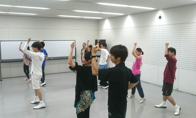 山崎育三郎／OA直前風景