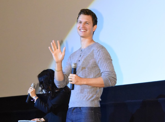 アンセル・エルゴート／映画『ベイビー・ドライバー』初日舞台挨拶