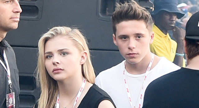 クロエ・グレース・モレッツ＆ブルックリン・ベッカム-(C)Getty Images