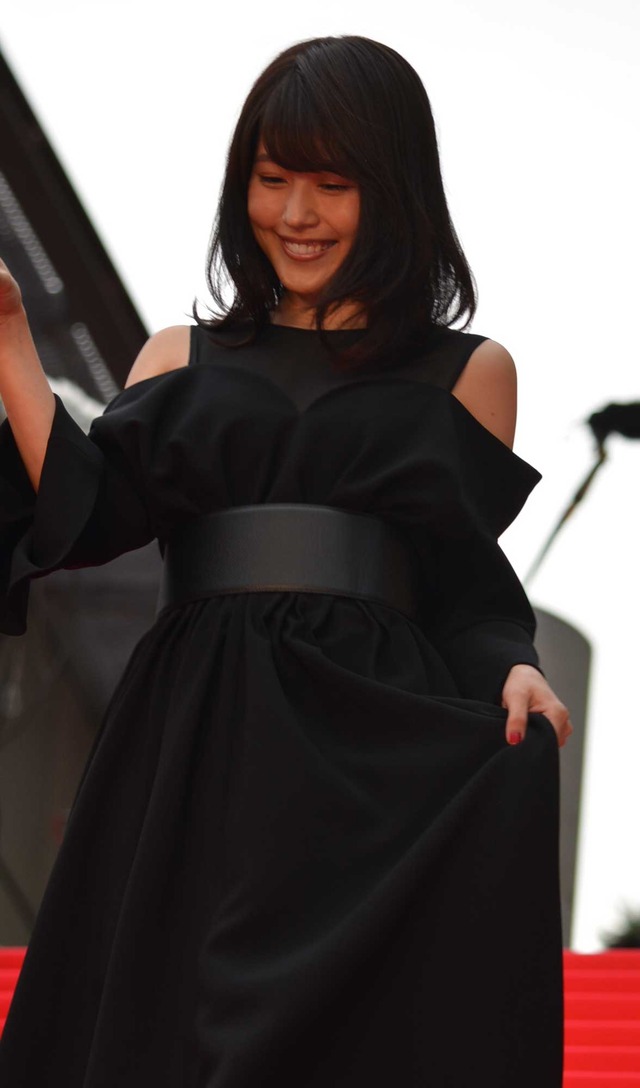 有村架純／『ナラタージュ』レッドカーペット